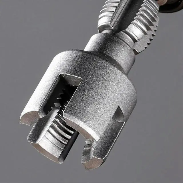 Alt view image 2 of 3 - DN15 DN20 Pipe Threading Tool Hex Shank Die Internal External Threads 6 Points Pvc Pipe Threader PPR Opener