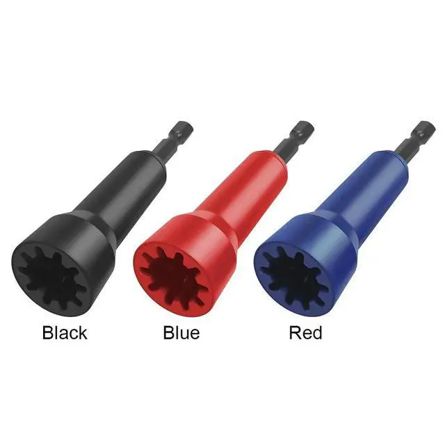 Alt view image 2 of 3 - 4pcs Wire Twister Tool for Drill,Electrician Tools Nut Twister for Drill,Quick Wire Connector Wire Twisting Tool