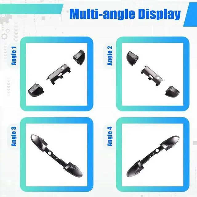 Main image of Replacement for XBOX Elite Series 2 Controller RB LB Bumper RT LT Trigger Buttons Holder Repair Part Game Accessories