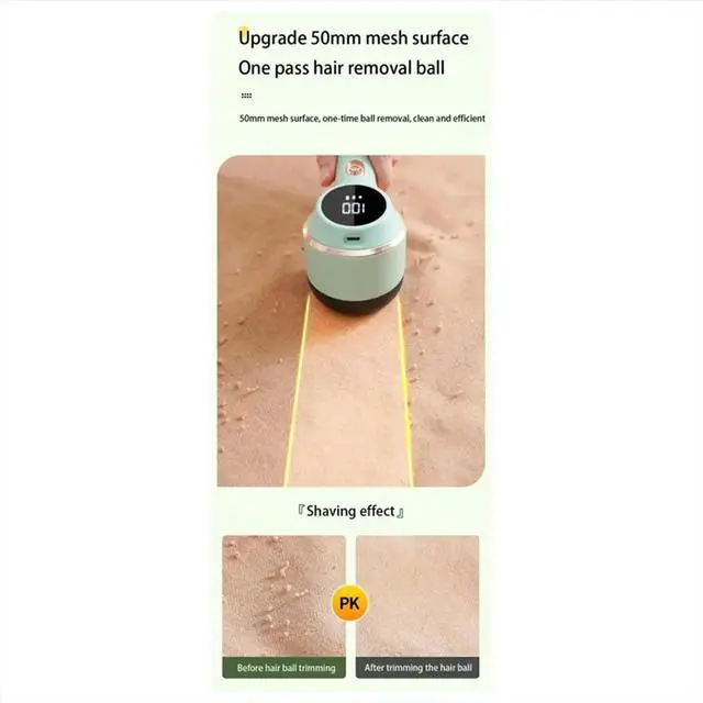 Main image of Lint Remover for Clothing Hair Ball Trimmer Fuzz Pellets Clothes Sweater Fabric Shaver with LED Electric Lint Remover