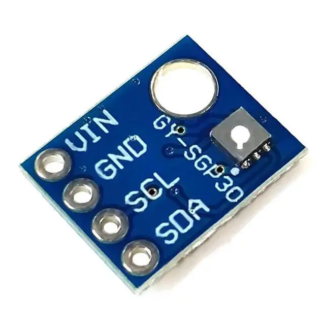 Alt view image 4 of 6 - GY-SGP30 Gas Sensor Air TVOC ECO2 Carbon Dioxide CO2 IIC I2C 3.3V 5V SGP30 Measurement Detector Formaldehyde Module