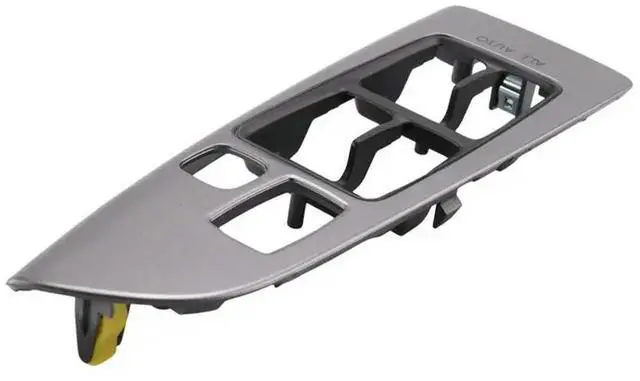 Alt view image 5 of 6 - 2X Car Front Left Window Glass Button Switch Panel Cover Frame For Toyota Land Cruiser Prado 120 LC120 2003-2009