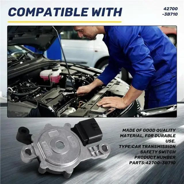 Alt view image 6 of 6 - 42700-3B710 Car Transmission Safety Switch Neutral Shifting Switch For Sonata Tucson Santa Fe Kia Sportage K5