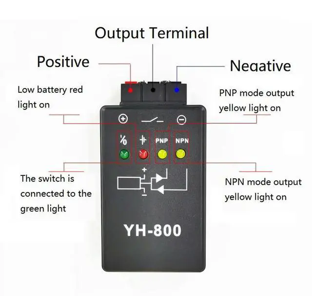Alt view image 4 of 6 - YH-800 Photoelectric Switch Tester Proximity Switch Magnetic Switch Tester Sensor Tester