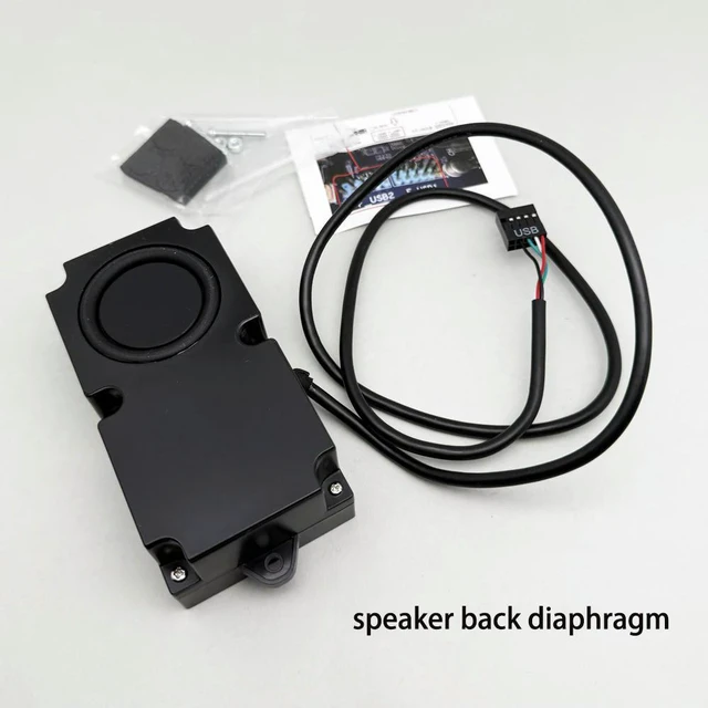 Alt view image 6 of 6 - 9Pin USB speakers for PC 5W with sound card plug and play built-in speaker for computer