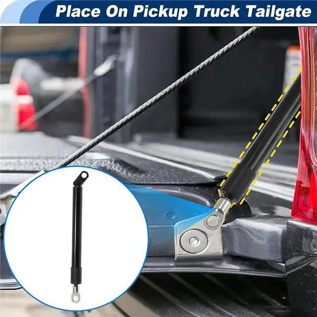 Alt view image 6 of 6 - For Toyota Tacoma(N400 Tailgate Assist Kit Liftgate Support Strut Shock Liftgate Assist Set For Pickup Truck Tailgate