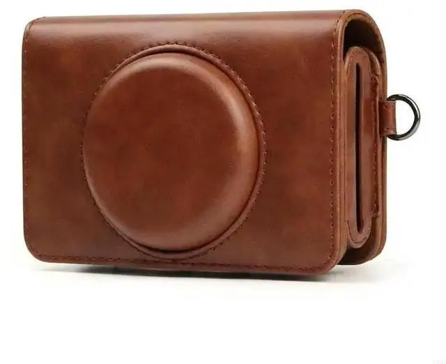Main image of 2025 Vintage PU Leather Camera for Case Protective Camera Bag with Strap Replacement for C210R Mini Shot 2 Camera