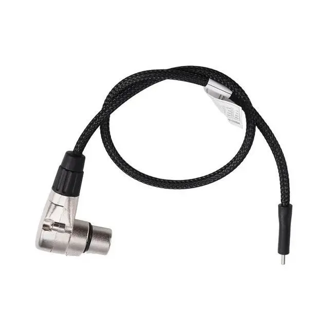 Alt view image 3 of 3 - USB C to XLR Converter Adapter Cable,Type C to Right Angle 3Pin XLR Female Audio Cord for Amplifier,Mixer Console Female