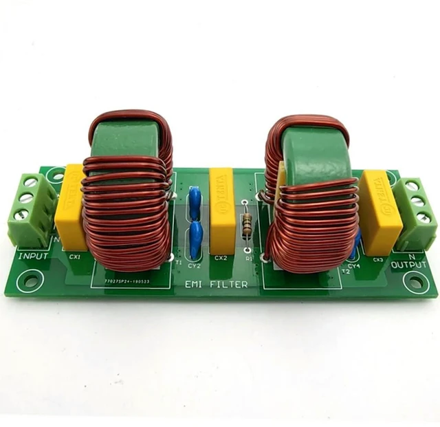 Alt view image 5 of 6 - Second-stage 10A EMI filter power purifier filter noise impurity AC/DC general product board