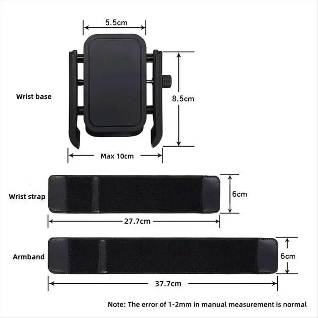 Alt view image 2 of 3 - Running Sports Armband Phone Holder for phones Armband Bracket GPS Clip for Fitness and Outdoor Sports Phone Holder