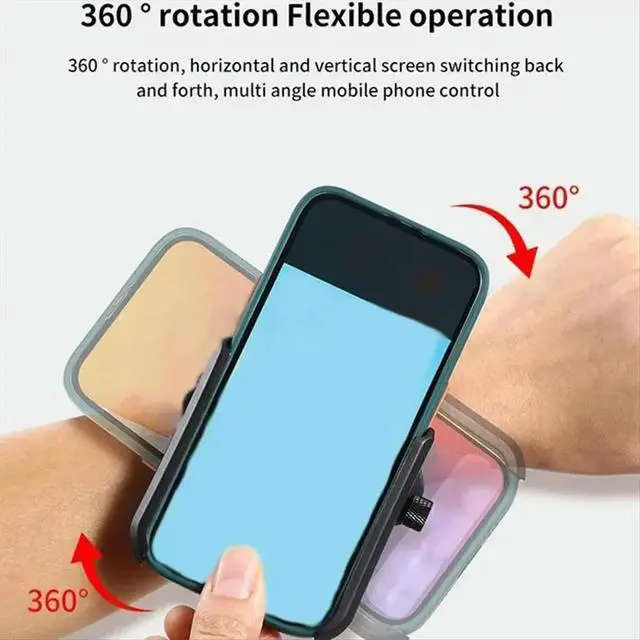 Alt view image 3 of 3 - Running Sports Armband Phone Holder for phones Armband Bracket GPS Clip for Fitness and Outdoor Sports Phone Holder