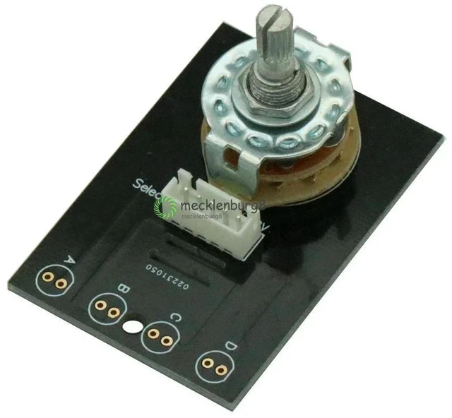 Alt view image 6 of 6 - Double-sided 4 Channel Stereo Audio Input Signal Selector Relay Board Signal Switching Amplifier Board RCA For Speakers DIY
