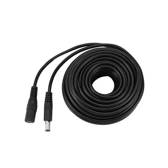 Alt view image 6 of 6 - 2X DC Power Extension Cable Connector Extension Cord Jack Adapter Lead Cable DC5521 Connector Male To Female 10M