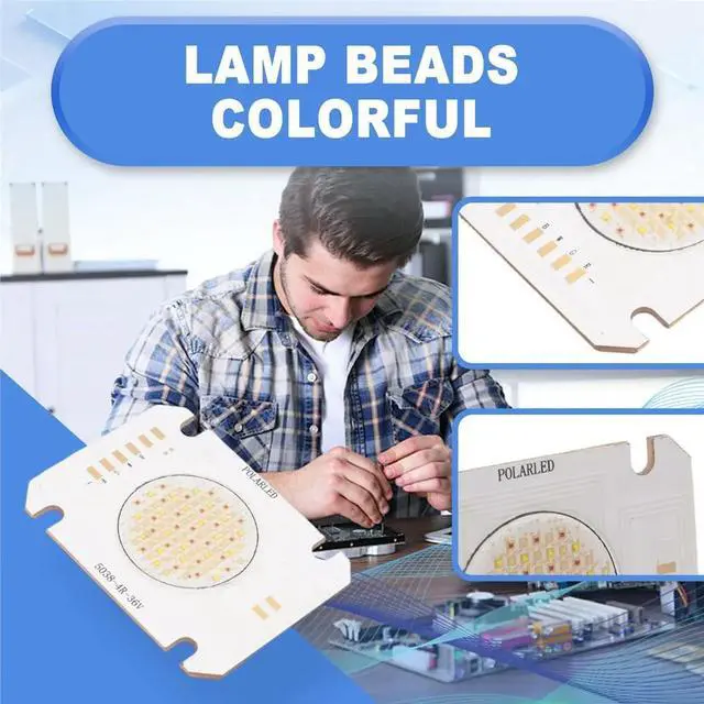 Main image of 100W High Power Colorful Red Green Blue White Four-Color COB Lamp Beads High Power LED Lamp Beads