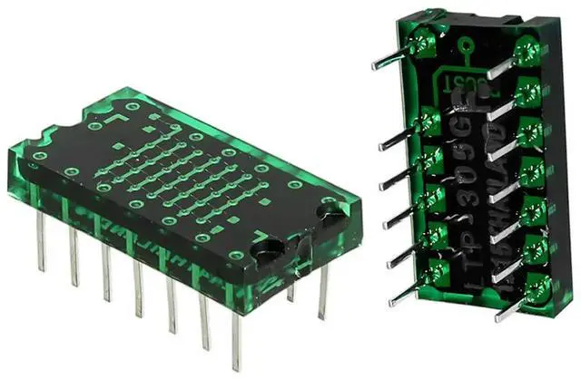 Alt view image 3 of 4 - 1Pcs LTP305G LTP-305G 5x7 Alphanumeric Green Dot Matrix LED Display
