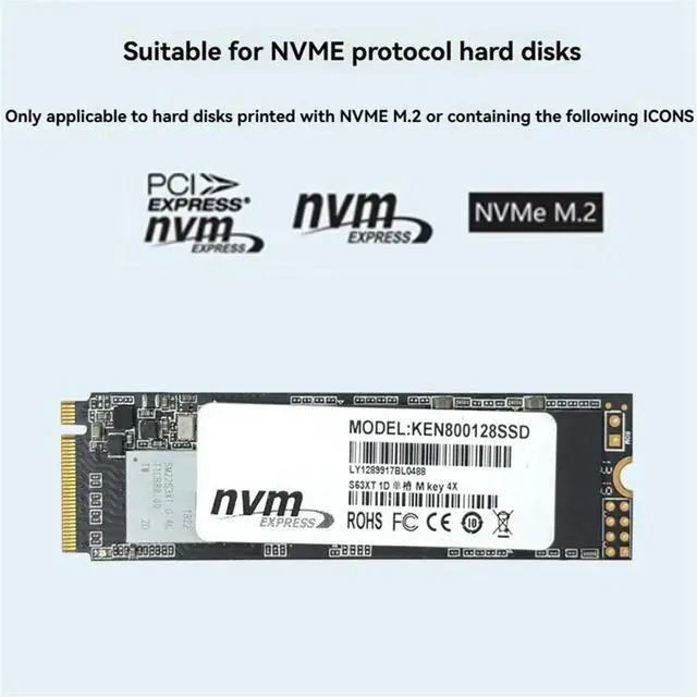 Main image of M.2 NVME to SFF-8639 U.2 Adapter PCIE4.0 Gen4 SFF-8639 U.2 to NVMe M.2 M-Key Converter Enclosure Socket for M.2 NVME SSD