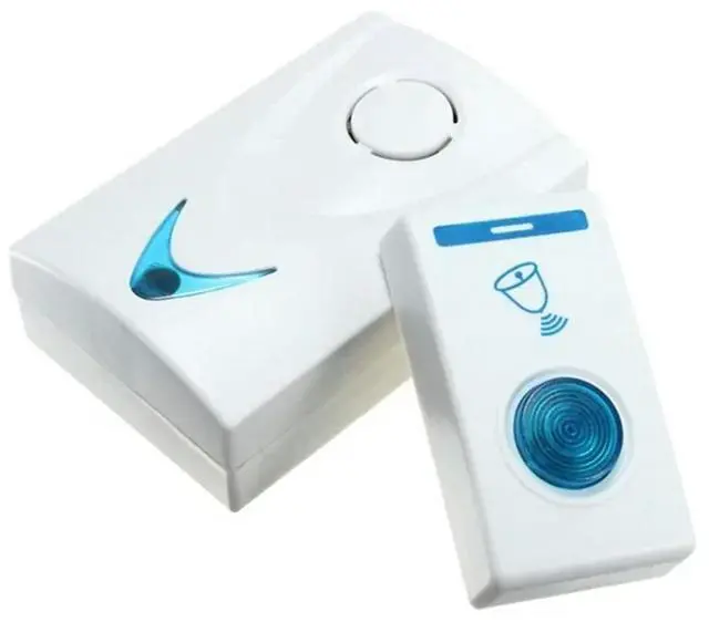 Alt view image 4 of 6 - Doorbell LED 2 Button 3 Receiver Powered 32 Tune Songs Ring Remote Control Home Security 100M Door Bell Doors