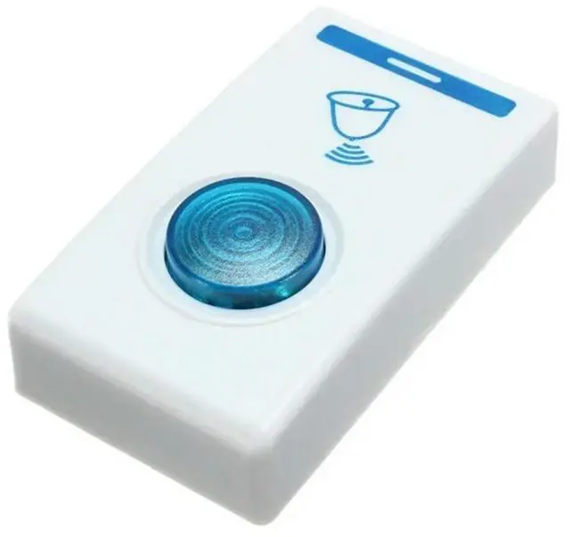Alt view image 5 of 6 - Doorbell LED 2 Button 3 Receiver Powered 32 Tune Songs Ring Remote Control Home Security 100M Door Bell Doors