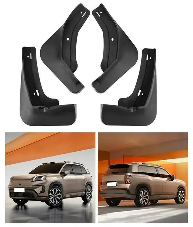 Alt view image 6 of 6 - Car Splash Guards Fenders 1 Set Mud Flaps No Drilling No Tape All Weather For GAC AION V 2024 2025 2026