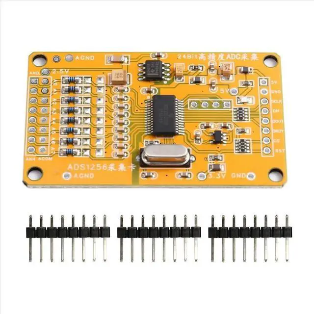 Alt view image 3 of 3 - ADS1256 24 ADC8 Road AD-Precision ADC Data Acquisition Module