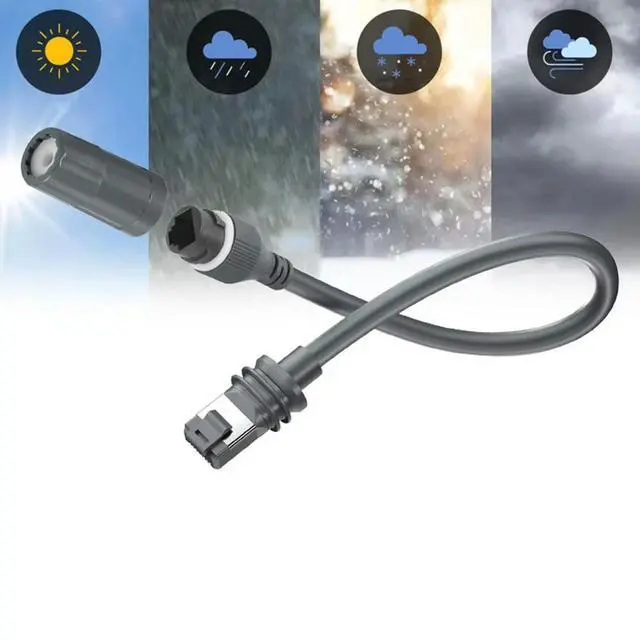 Alt view image 3 of 3 - IP68 Waterproof Ethernet Adapter Extension Cord Receiver Cable for Starlink Gen 3 1200Mbps Receiving Cable 3 Meters