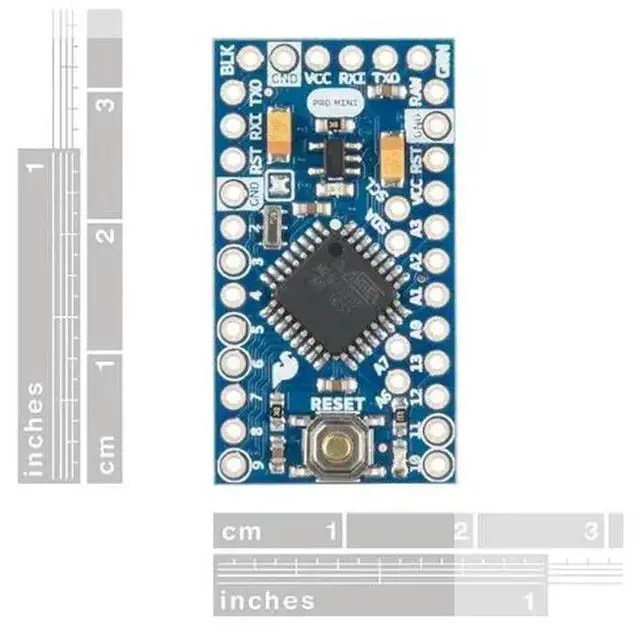 Main image of DEV-11114-AVR PRO MINI 328- 5V /16MHZ Development board