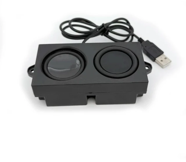 Alt view image 4 of 6 - 4Ohm 5W USB Speakers for Laptop with Sound Card Driver Plug and Play Woofer Speaker for Industrial PC