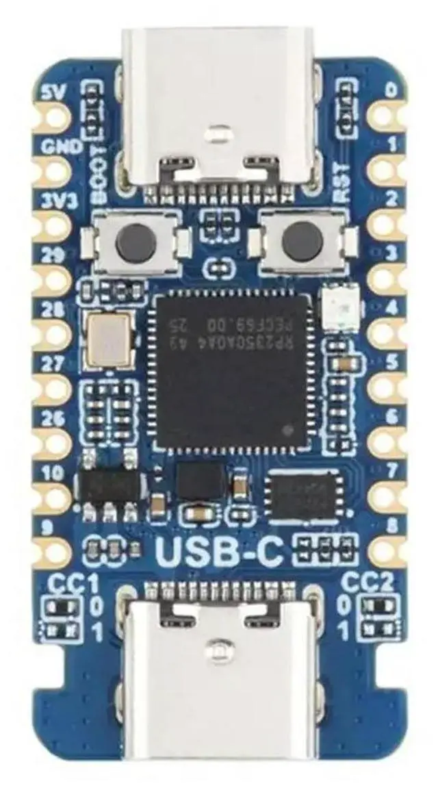 Alt view image 6 of 6 - RP2350A USB-C Dev Board 2 Pieces Built-In Temperature Sensor MCU Mini Development Board For Raspberry Pi RP2350A