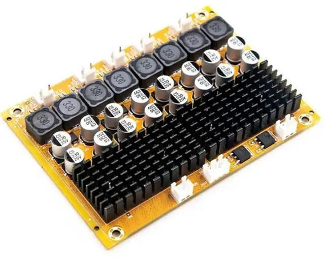 Alt view image 4 of 6 - AB25-A138 TPA3116 4 X 50W Digital Audio Power Amplifier Board 4 Channels DC8- 24V Power Supply