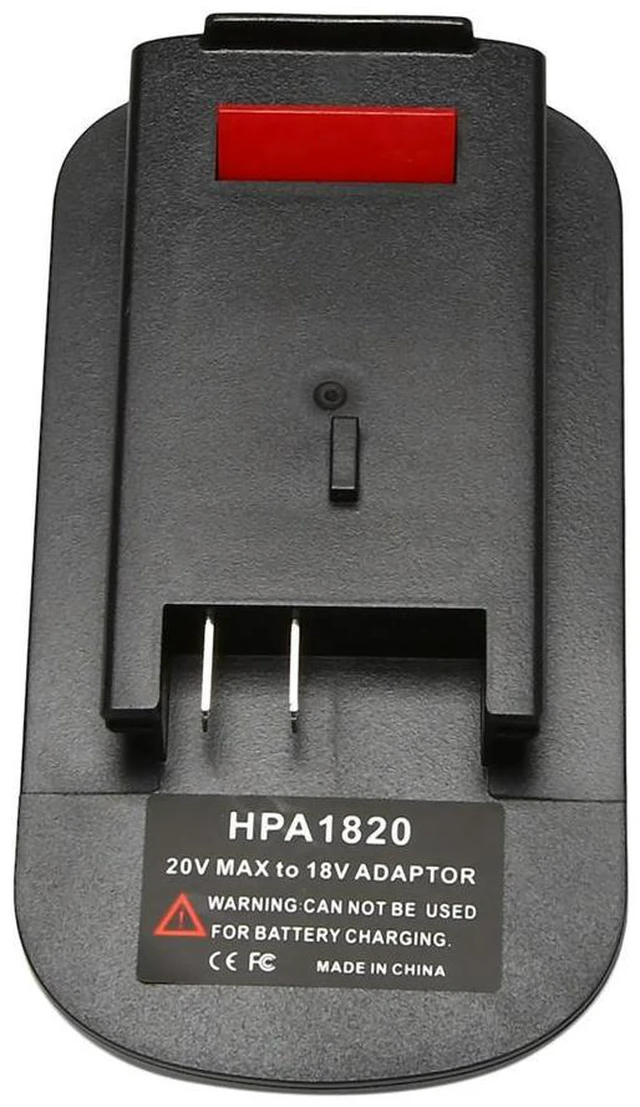 Alt view image 5 of 6 - YM-2X Hpa1820 20V Convert Adapter For Black Decker//Porter Cable 20V Max Lithium For Black Decker