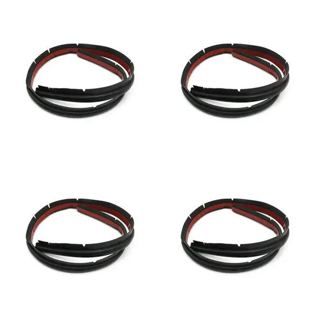 Alt view image 4 of 6 - 4X Car Front Bonnet Rubber Seal Strip For Toyota Corolla 2007-2013 53395-02030 5339502030