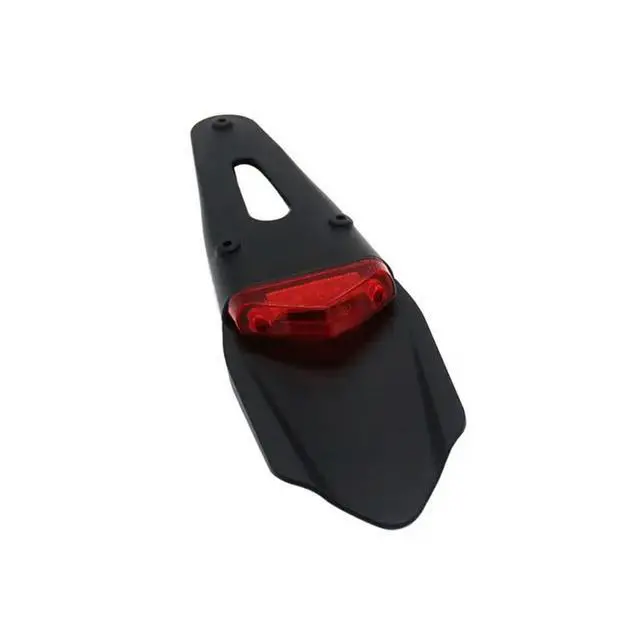 Alt view image 5 of 6 - 3X Motorcycle LED Tail Light&Rear Fender Stop Enduro Taillight Rear Fender Stop For CR EXC WRF 250 400 426 450 Black