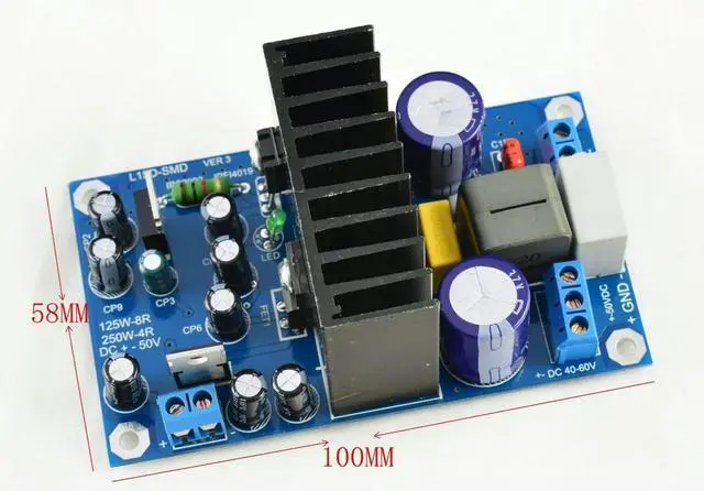 Alt view image 6 of 6 - 1PCS L15DSMD IRS2092S Class D High Power 250W Mono Channel Amplifier Board Assembled Module