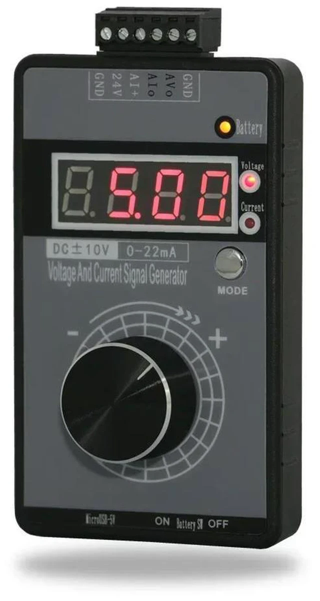 Alt view image 3 of 4 - Precision 4-20mA 0-10V 0-5V Signal Generator Adjustable Voltage Current Simulator LB02G 0-22mA Sink Source for Transmitter