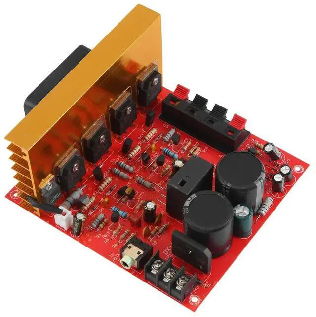 Alt view image 5 of 6 - N67R-Power Amplifier Audio Board 180W+180W 2.0 Channel FET Speaker Amplifier Sound Preamplifier Dual AC18V-26V with
