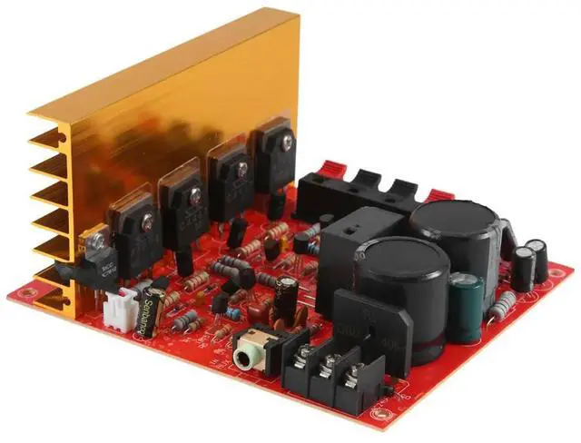 Alt view image 6 of 6 - N67R-Power Amplifier Audio Board 180W+180W 2.0 Channel FET Speaker Amplifier Sound Preamplifier Dual AC18V-26V with