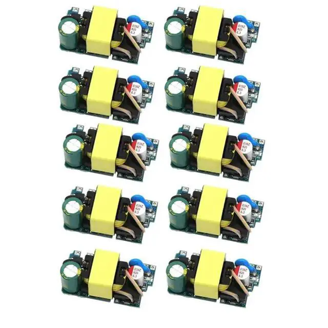 Alt view image 4 of 6 - AC-DC 220V To 5V 2A Buck Voltage Regulator Module 10Pcs Low Ripple Switching Power Supply For Electronics Converter