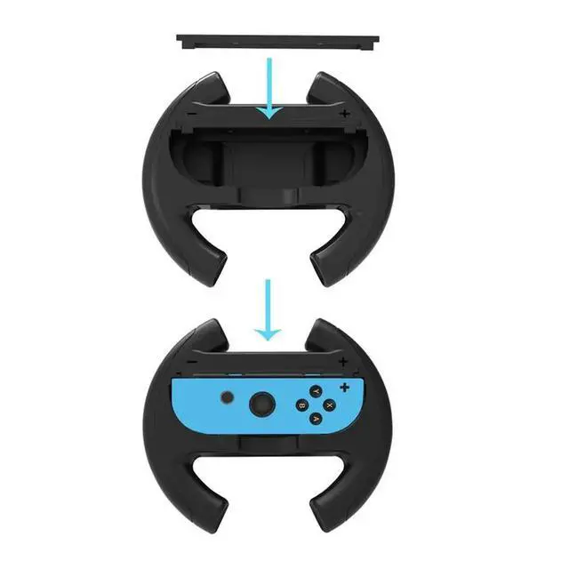 Alt view image 5 of 6 - YM-For Switch 2 Racing Game Steering Wheel For Joy-Con Small Controller Handle Gaming Controller Stand