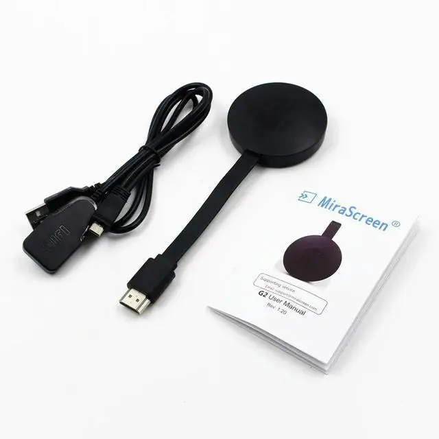 Alt view image 4 of 6 - Durable Display Dongle Wear-resistant Display Dongle Display Receiver 1080P Miracast Dongle Adapter USB Power
