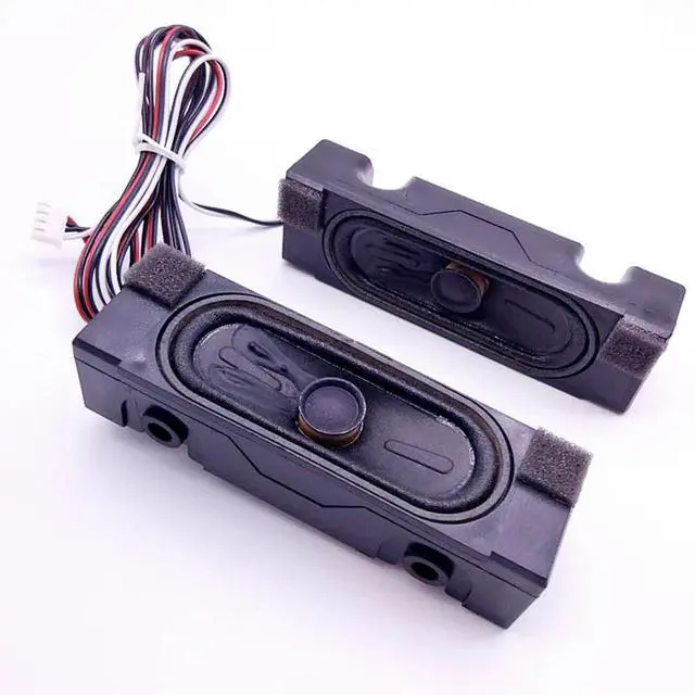 Alt view image 4 of 6 - 8ohm 10w rectangular horn passive speaker 109*34*30mm 4P 2.54 cable connector for Advertising machine All-in-one LCD TV 1pair