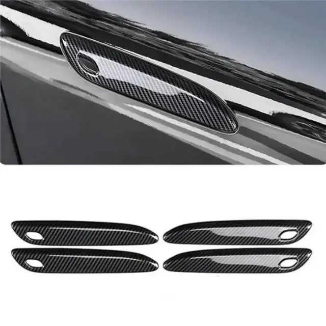 Alt view image 6 of 6 - Car Exterior Door Handle Trim Cover For Mercedes Benz