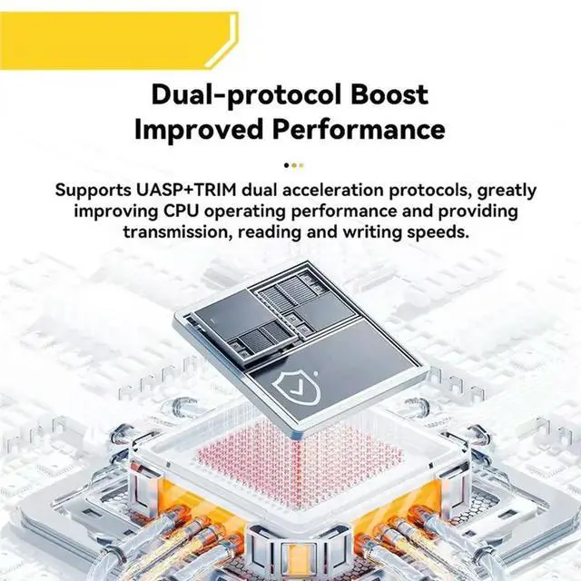 Alt view image 5 of 6 - SATA 3.5-Inch HDD SSD Enclosure Dock USB 3.0 5 Gbps Tool-Free External Case EU Power Adapter EU PLUG