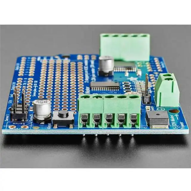Alt view image 5 of 6 - For Adafruit 1438 Motor Shield For Kit- For Controls 4 DC Motors, 2 Steppers, 16 Servos- Robotics DIY