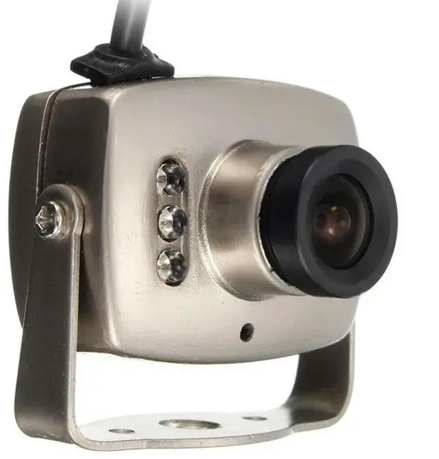Alt view image 5 of 6 - Super Mini l 700TVL CMOS Color Analog Camera 940nm IR Night Vision Video Audio Camera with 3.6mm Lens