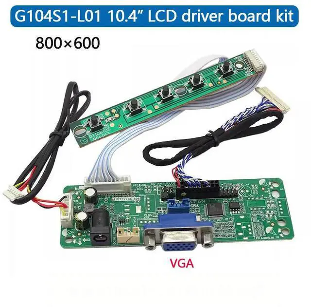Alt view image 2 of 2 - LCD driver board kit for G104S1-L01 10.4" LED industrial screen VGA signal input