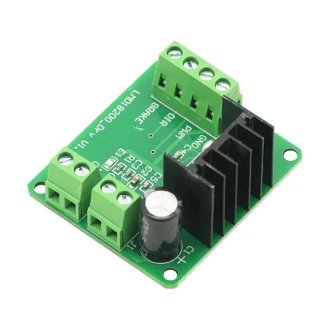 Alt view image 4 of 6 - LMD18200T DC Motor Driver Module Board PWM Adjustable Speed 3A Can realize forward/ reverse FOR UNO R3 Robot