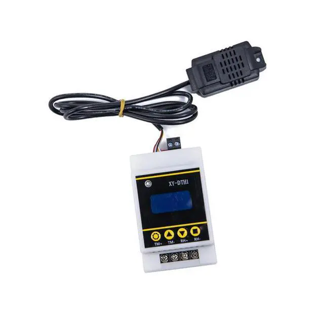 Alt view image 4 of 6 - Temperature Humidity Controller 100% RH SHT30 Sensor Module 10A Relay Output for DIN Rail Digital Display DTH1