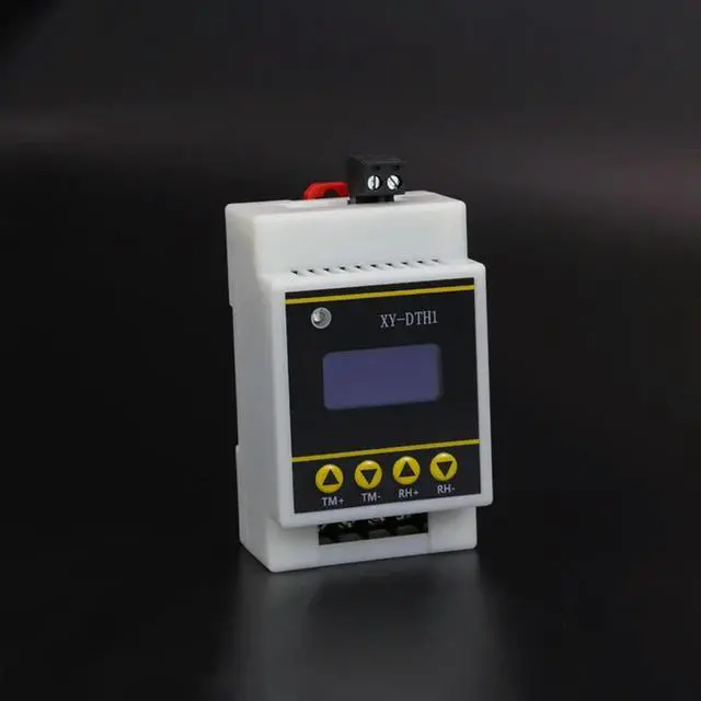 Alt view image 6 of 6 - Temperature Humidity Controller 100% RH SHT30 Sensor Module 10A Relay Output for DIN Rail Digital Display DTH1
