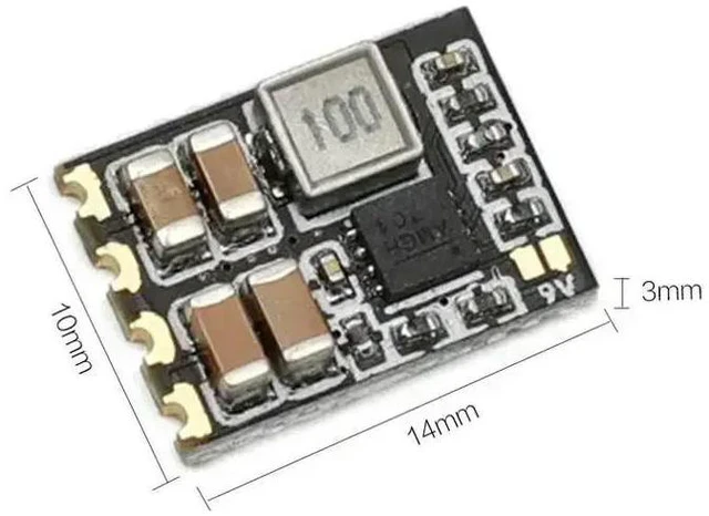 Alt view image 5 of 6 - 3pcs MatSystems Micro BEC 6-30V To 5V / 9V-ADJ Step-down Regulator For RC Models Spare Part DIY Accessories