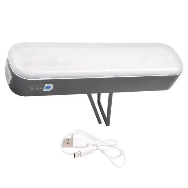 Alt view image 5 of 6 - Solar Rechargeable Camping Lantern 3600mAh Power Bank 3 Light Modes LED Lantern Tent Light Powerful Work Lamp Garage